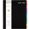 Artfan Monthly Planner 2026-2027, Jul 2026 - Dec 2027 Planner, 18 Month Calendar with Colorful Tabs, Polypropylene Perforated Page, 8.5" x 11", Planner 2026-2027 for Home School Office - Black