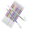 ARTIBETTER 12pcs Glitter Gel Pens Bulk Set Smooth Writing Colorful Ink Pens with Easy to Replace Plastic Bodies for Scrapbooking Doodling and Coloring
