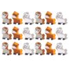 Artibetter 150pcs Kawaii Horse Erasers: Cute Animal Themed Mini Erasers - Classroom Activities Reward Toys - Party Bag Fillers - Preschool Back to School Gifts