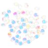 Artibetter 50pcs Water Drop Glass Beads with Hole Design for Jewelry Making DIY Accessories, Delicate Glass Spacer Beads for Handicrafts and Crafts Making