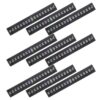 Artibetter 9pcs Fish Tank Sticker Thermometer Strip for Freshwater Aquarium and Aquatic Pets, Self-Adhesive Liquid Crystal Tape Accurate Readings and Quick Response, for Home and Outdoor Tank