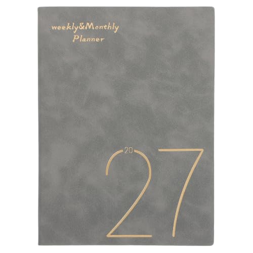 Artibetter A5 Academic Planner 2027 - Weekly & Monthly Calendar - Minimalist Daily Organizer for Students, Teachers, Goal Setting, To-do-list - Office & School Supplies, 8.3x5.8"