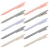 ARTIBETTER Retractable Ballpoint Pens Quick Access 10pcs with 0.5mm Black, Smooth Writing Pens with Clip, Plastic and Metal Material for School and Business Use