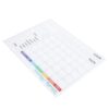 ARTIBETTER Reusable Dry Erase Calendar Stickers PVC Whiteboard Wall Stickers with Flexible Layout Planning and No Residue Adhesion for Family Kitchens Monthly Planning Board