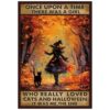 Artinhand 300 Piece Puzzle for Adults Halloween Black Witch Jigsaw Puzzles