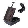 Artkey Tabletop Box Easel, Pine Wood Portable Artist Easel with Storage Case (4 Compartments), Adjustable 0-90° Angle, Carry Handle, for Canvas up to 22.6"