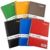 Artlicious Sketch Book 6 Pack - 5.5" x 8.5" - Small Spiral Sketch Books - Drawing Notebook - Sketchbook for Drawing Art - 6 Pack 360 Sheets White Paper