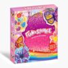 Artnedu Shake-its– Fun&Shake Kit de artesanato com Glitter para crianças, artes e artesanato DIY com chaveiros,Flowers & Butterflies,Creative Gift for Girls & Boys Ages 4, 5, 6, 7, 8, 9, 10