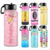 Artsadd Personalized Water Bottle for Teacher, Custom Vacuum Insulated Tumbler with Name, Teacher Appreciation Gifts from Student, Back to School End of Year