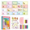 Art Scratch Paper | with Watercolor Pen Fun Painting Kit | Kids Dot Scratch Painting Games | for Youth Homes School Preschool Classroom Playroom Daycare Birthday Party
