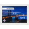 ArtToFrames Puzzle Frame for New York Puzzle Company 60 Piece Jigsaw Puzzles, 19x13 Inch (48x33 cm), Soft White Engineered Wood with Economy Acrylic, Ready to Hang Puzzle Display
