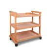 ＡＷＨＡＯ Art Trolley Versatile Studio Cart Multifunctional Organizer for Painters, Three-Layer, Widened and Thickened