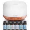 ASAKUKI Classic 500ml Diffuser with Fresh Essential Oil Blends Gift Set