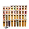 Asnews 42 Pcs Airtight Food Storage Containers with Lids, Kitchen Storage Container for Cereal, Dry Food, Flour and Sugar