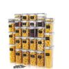 Asnews YHIPL 30 Pcs Airtight Food Storage Containers with Lids, Kitchen Storage Container for Cereal, Dry Food, Flour and Sugar