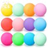 ASPULU 12 Pack Stress Balls for Adults Kids - Tear-Resistant Slow Rising Squishy Sensory Fidget Toys, Bulk Stress Relief Balls Set for Classroom Prizes, Party Favors, Anxiety Relief, Autism ADHD