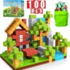 ASTRALUNASENTRY Magnetic Building Blocks 100PCS - Strong Magnets Construction Cubes for Kids Ages 3-8, STEM Educational Toys for Boys & Girls