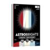 Astrobrights 65 lb. Cardstock Paper, 8.5" x 11", Old Glory, 100 Sheets/Ream