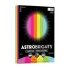 Astrobrights Colored Cardstock, Highlighter Assortment, 6-Colors, 65 lb./176 gsm, 8.5” x 11”, 126 Sheets, Perfect for School, Office & DIY (91800)