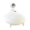 Astronaut Humidifier, 290 ml Mini Bedroom Humidifier with Sunset Lamp, 1200mAh Battery, 4 H Timer, Quiet Adjustable Mist for Desktop, White, 5.6 x 5.5 in / 14.2 x 13.95 cm