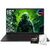 ASUS Vivobook S16 Business Laptop, 16" 120Hz 3K OLED Display, AMD Ryzen AI 7 350(>Ultra 7 266V), AI Ready, 1-Zone RGB Backlit Keyboard, FHD IR Webcam, Windows 11 Home, Black(16GB DDR5 RAM | 2TB SSD)