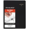 AT-A-GLANCE 2027 Appointment Book Planner, Weekly & Hourly, 13-Month Jan-Jan, 7" x 8.75", Black (708650527)