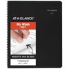 AT-A-GLANCE® 2027 Open Scheduling Weekly Planner, Black, Medium, 6 3/4" x 8 3/4"