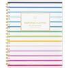 AT-A-GLANCE Planner 2026-2027 Weekly & Monthly Academic 12-Month July-June, 8-1/2" x 11", Simplified by Emily Ley, Happy Stripe (EL49-905A)