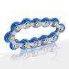 ATESSON Bike Chain Gear Fidget Spinner,Stainless Steel Metal Sprocket Chain Fidget Toy,Relief Stress Anxiety Finger Spinning Toy for ADHD Autism Adults and Kids
