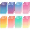 Atiloy Mini Notebooks Bulk Small Spiral Notebook 24 PCS Mini Journal Pocket Notebooks Set Colorful Cover Notebooks for Party Supplies Teacher Children Classroom Rewards