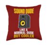 Audio Tech Sound Dude Sound Guy Throw Pillow