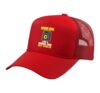 Audio Tech Sound Dude Sound Guy Trucker Hat with Adjustable Mesh Back, Red