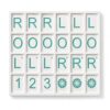 Audyefary Mahjong Practice Board 3D Printed Solo Trainer, Green