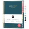 Aug 2026 - Dec 2027 Planner, Forvencer 17 Month Academic Planner 2026-2027, 6.3" x 8.4", Calendar Planner Weekly and Monthly, Daily Agenda Book, School Supplies for Student Teacher, A5, Navy Blue