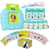 Aullsaty Talking Flash Cards for Toddlers 1-3, Upgraded 248 Sight Words Montessori Speech Therapy Toy, Autism Sensory Educational Learning Toys, Birthday Gift for Boys Girls (Blue)