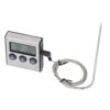 AUNMAS Digital Meat Thermometer with Probe and Timer for Oven Grilling Kitchen Cooking, LCD Display Magnetic Minute 250