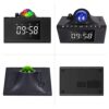 Aurikall Multifunctional Star Projector Night Light with Alarm Clock, FM, Speaker and White Noise Sound Machine for Kids and Adults Bedroom