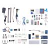 Aurikall PCB Metal Learning Kit with 200 Components and LCD1602 Module with Header - Compatible with IDE, Educational Electronic Component Set with 35 Lesson PDF Tutorial and Storage Box