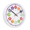 Aurowit Learning wall Clock for Kids, 12 Inch Classroom Clock Time Teaching