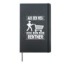 Aus dem Weg Ich Bin Rentner Renter Shopping Retirement Hardcover Journal, Black