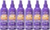 Aussie Hair Insurance Leave-In Conditioner Spray: Moisturizing Frizz Control & Detangler with Jojoba Oil (8 Fl Oz Each) (Pack of 6)