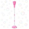 Automatic Standing Bubble Machine for Kids, Adjustable Bubble Tower Toy that Creates Colorful Bubbles for Outdoor Toddler Activities, Backyard Family Gatherings, and Birthday Party Fun