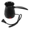 AUTSUPPL Electric Turkish Coffee Maker 500ml 16.9oz with Rapid Brewing Stainless Steel Body and Integrated Heating Base for Family Breakfast and Social Get-togethers