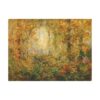 Autumn Tangle Landscape Watercolor by William Henry Holmes 14 x 11 inches