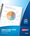 Avery Clear Heavy Duty Vinyl Sheet Protectors, Top Load, 100 Document Protectors (73900), (Pack of 5)