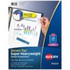Avery® Diamond Clear Top Sheet Protectors, Super Heavyweight Page Protectors for 3 Ring Binder, Clear Binder Sheet, 25 Count (76000)