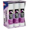 Avery Glue Stic, Disappearing Purple, Washable, 1.27oz, 6 Glue Sticks (98071)