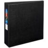 Avery Heavy-Duty 3 Ring Binder, 3 Inch One Touch EZD Rings, 3.5 Inch Spine, 1 Black Binder (79983)