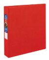 Avery Heavy-Duty Binder with 1.5-Inch One Touch EZD Ring, Red (79585)