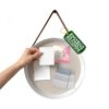 Avilia - Cork Board Round Diameter 39 cm, Photo Memo Board and Moodboard - Natural Cork Board for Office and Room, Modern Design with Pins Included, Easy Assembly